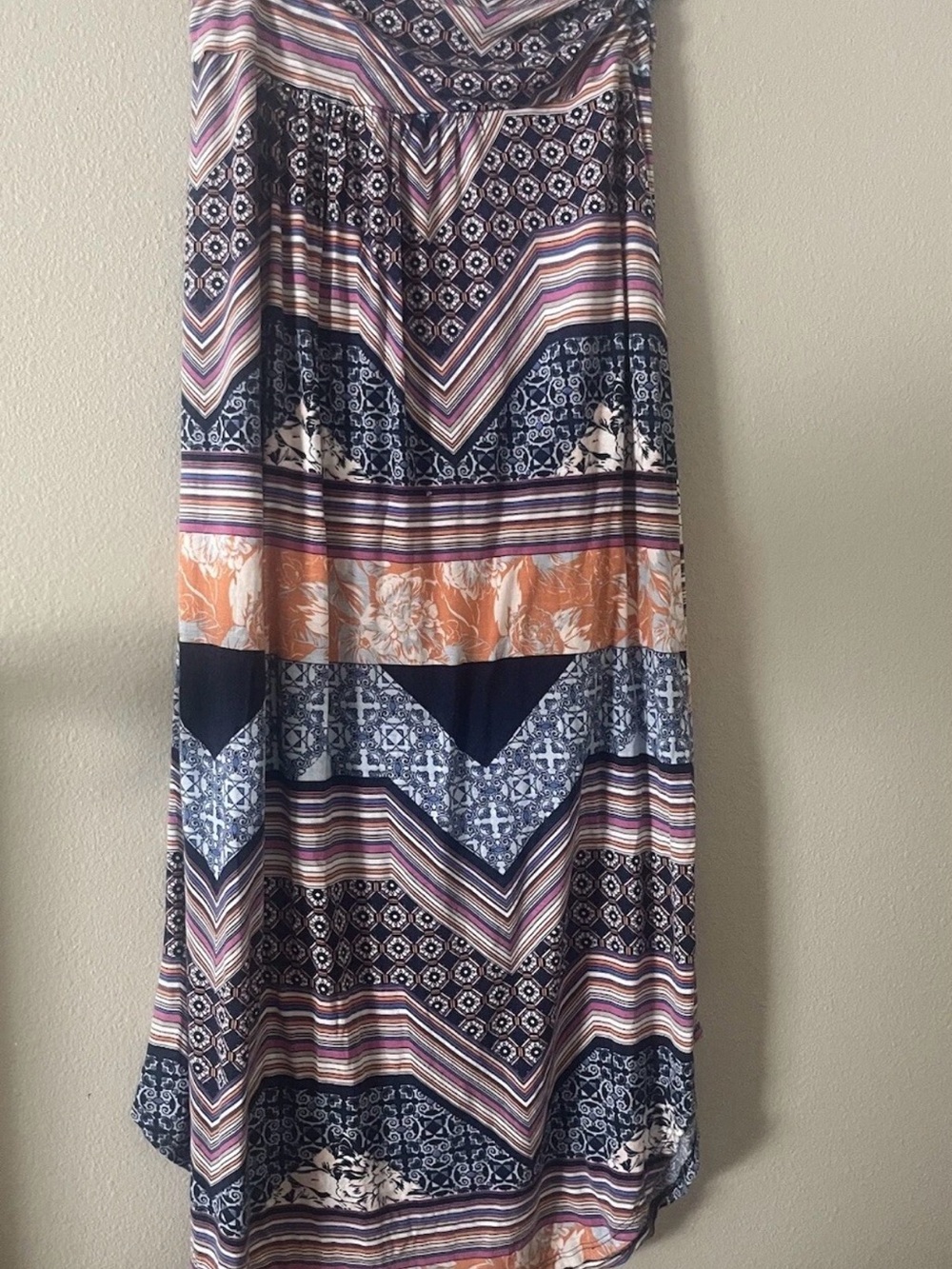 Maeve by Anthropologie patterned maxi skirt